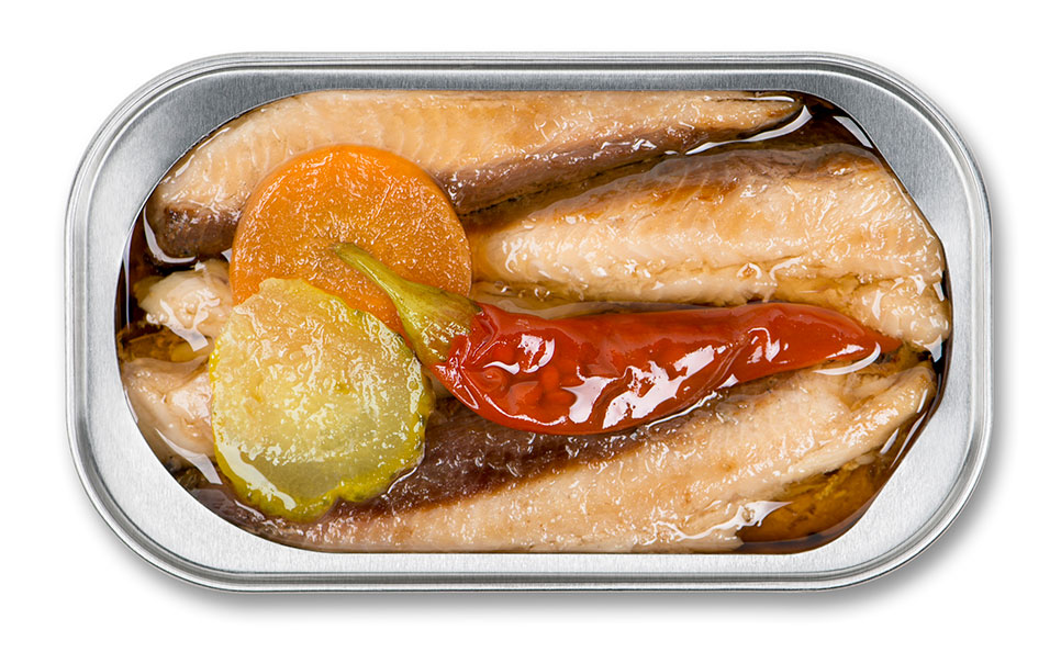 Skinless & Boneless Sardines Spanish Style open can