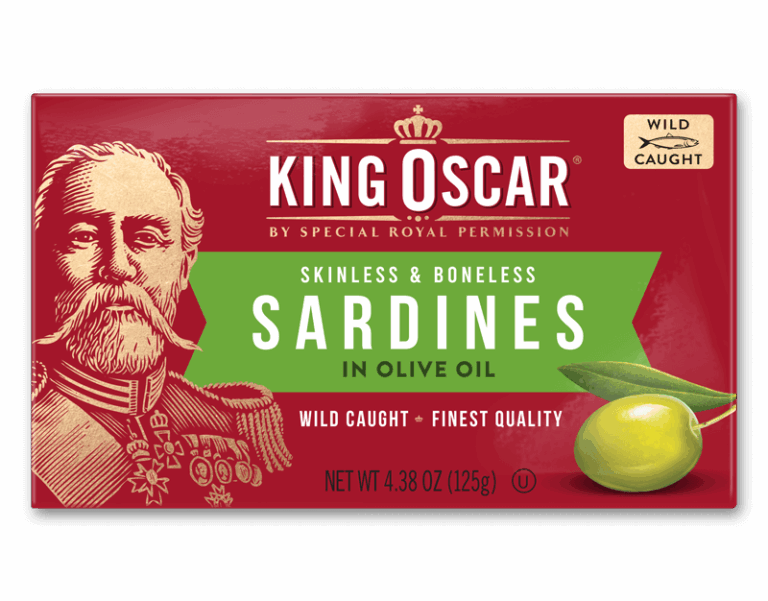 skinless and boneless sardines in olive oil