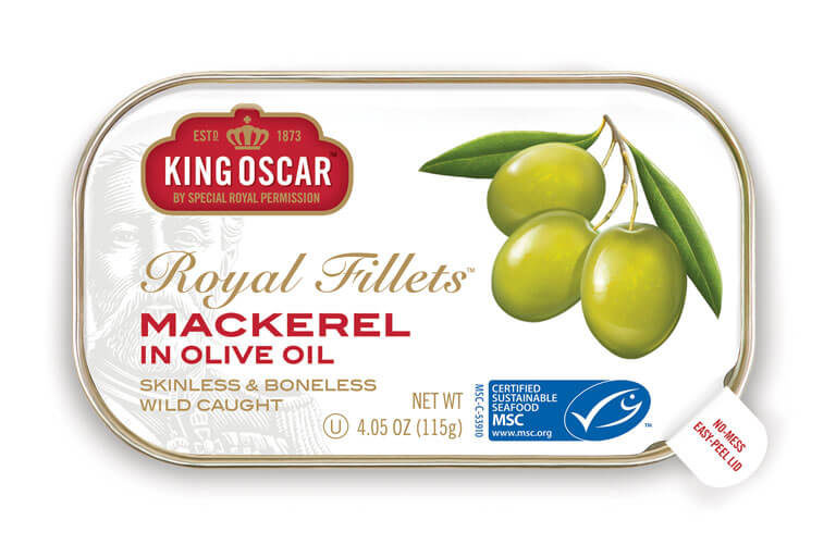 Mackerel Fillets in Olive Oil