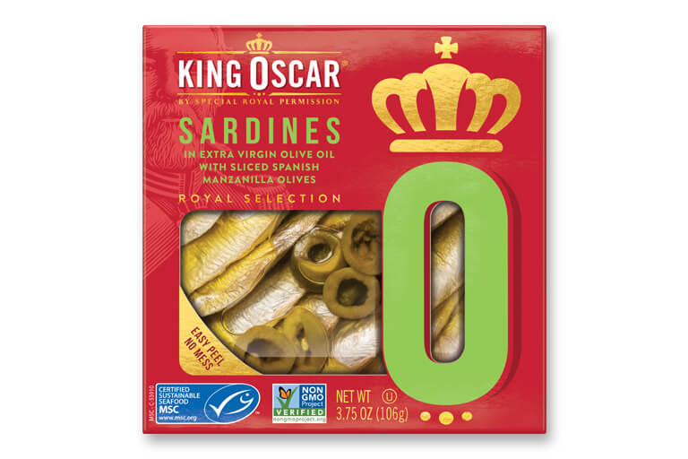 Brisling Sardines in Extra Virgin Olive Oil with Spanish Manzanilla Olives