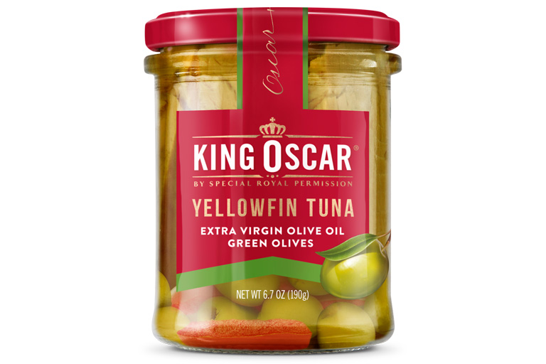Yellowfin Tuna in Extra Virgin Olive Oil with Green Olives