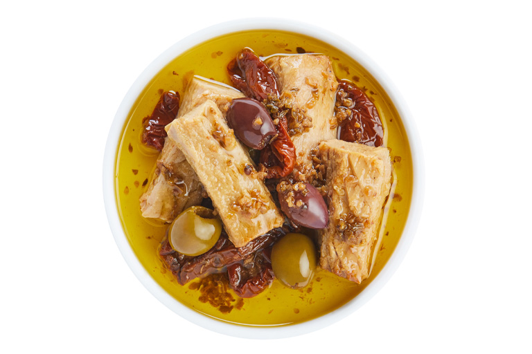 Yellowfin Tuna in Extra Virgin Olive Oil with Sun-Dried Tomatoes