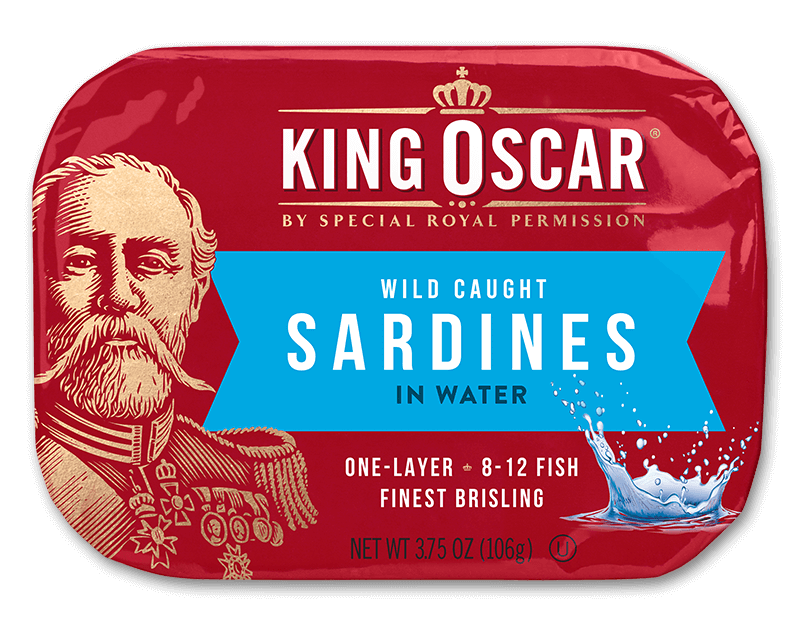 Brisling Sardines in Water King Oscar