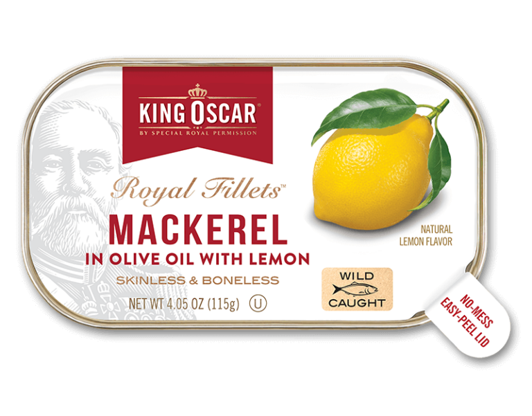 mackerel in olive oil with lemon
