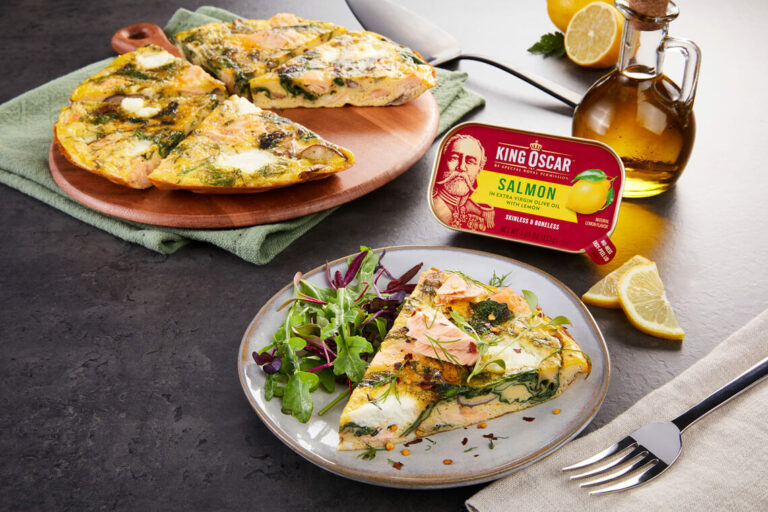 salmon lemon frittata recipe