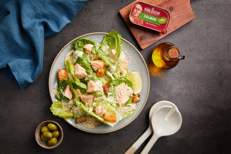 Salmon Caesar Salad Recipe