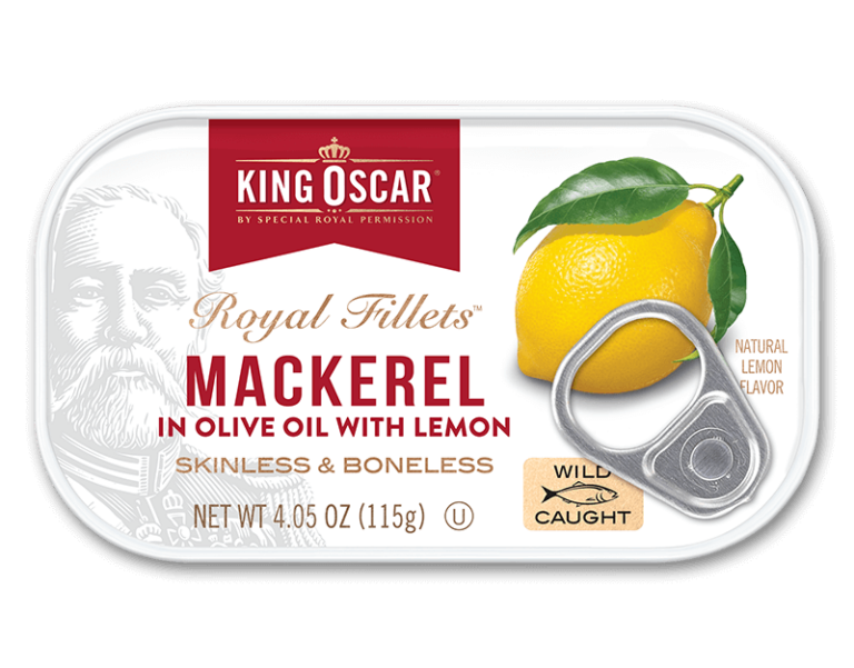 Skinless & Boneless Mackerel Fillets with Lemon