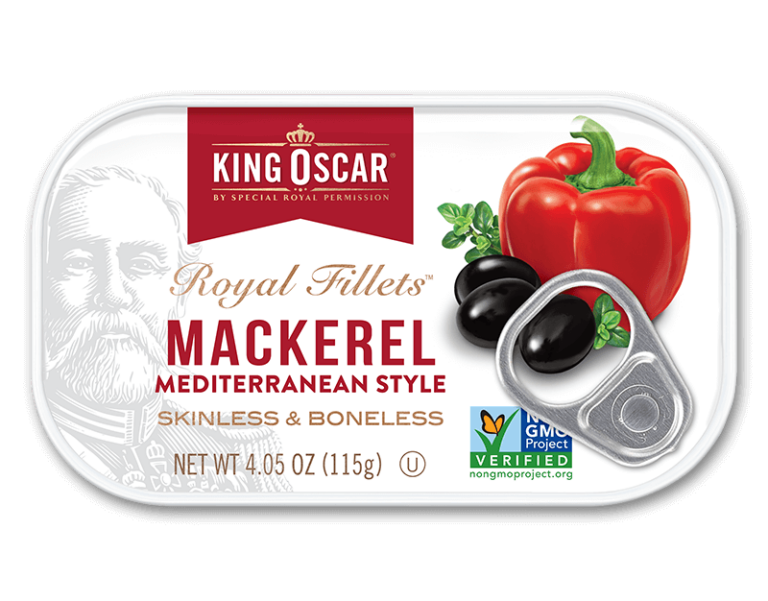 Skinless and Boneless Mackerel Fillets Mediterranean Style