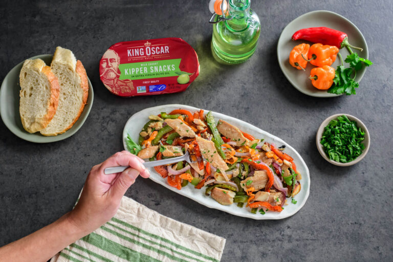 Caribbean Kipper Snacks with Peppers