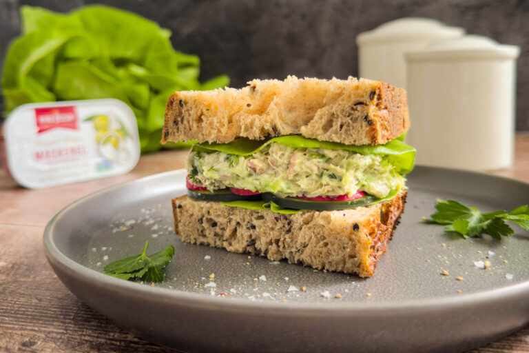 Green Goddess Mackerel Salad Sandwich