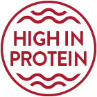 high in protein